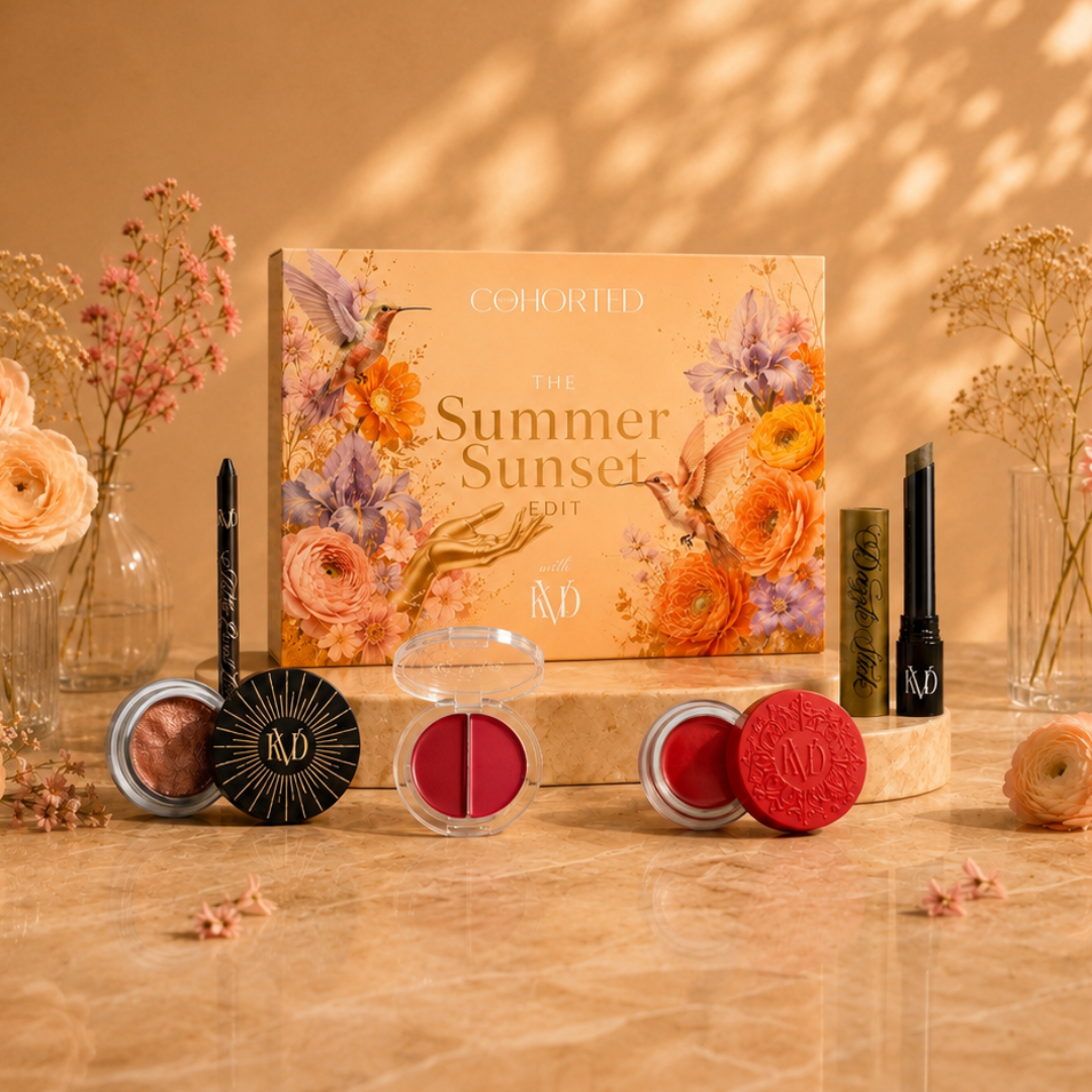 Cohorted Beauty - Summer Sunset Beauty Box with KVD Beauty: Full Reveal
