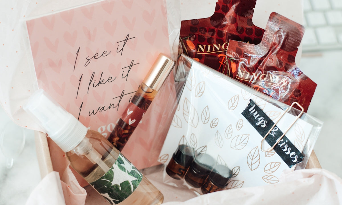 white and red gift box