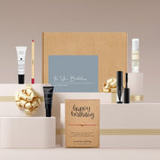 Cohorted Be You Be Beautiful birthday letterbox gift box with assorted beauty and self-care products, perfect for celebrating.