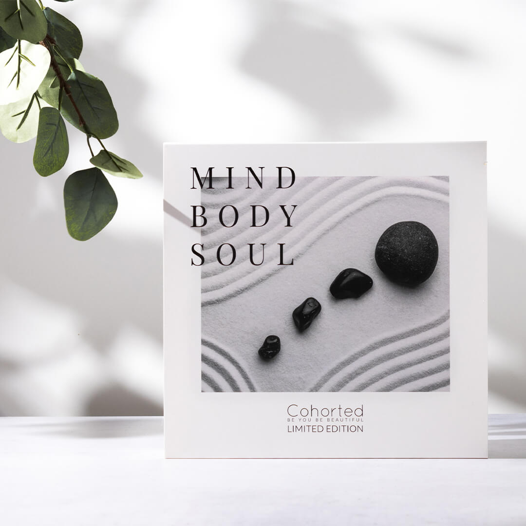 Cohorted, Mind Body Soul, Limited Edition, Beauty, Box, Monuskin, Exclusive, Luxury, Bodycare, Wellbeing, Gift, Guides, Gifts
